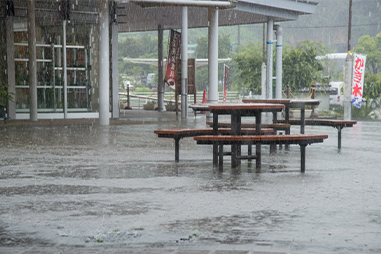 大雨被害の写真